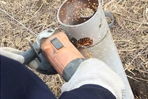 Обрезка свай для сохранения целостности сваи Обрезка тех. отверстий