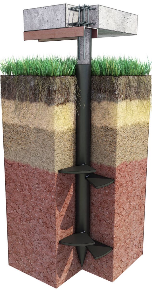 Особенности винтовых свай от компании «Группа компаний Мегастрой» Особенности винтовых свай